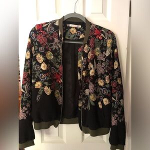 Women's Floral Bomber Jacket